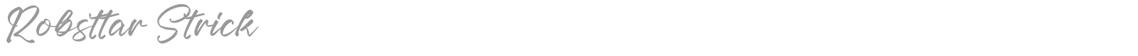 Robsttar Strick font preview
